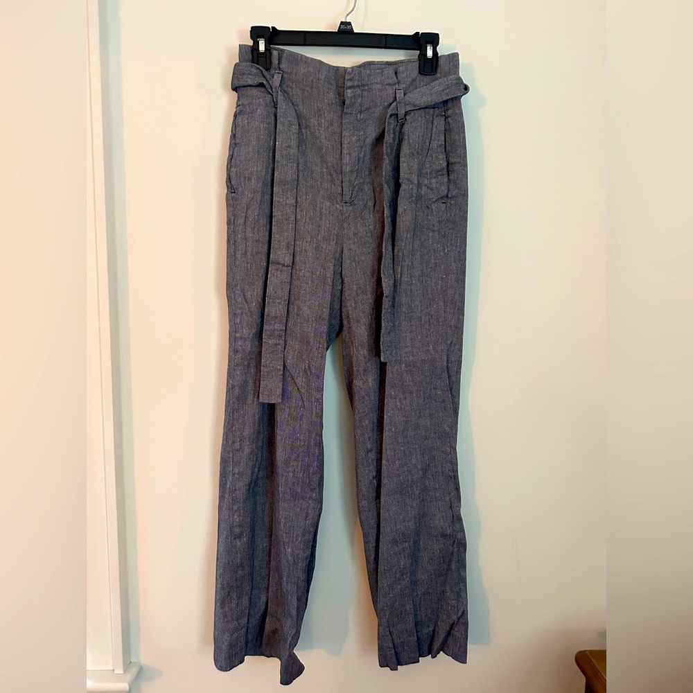 Banana Republic linen pants size 4 wide leg